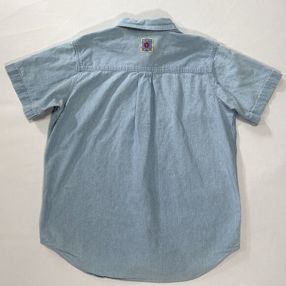 Vintage Disney Catalog Winnie the Pooh Embroidered Denim Shirt Women’s Large - Picture 3 of 6